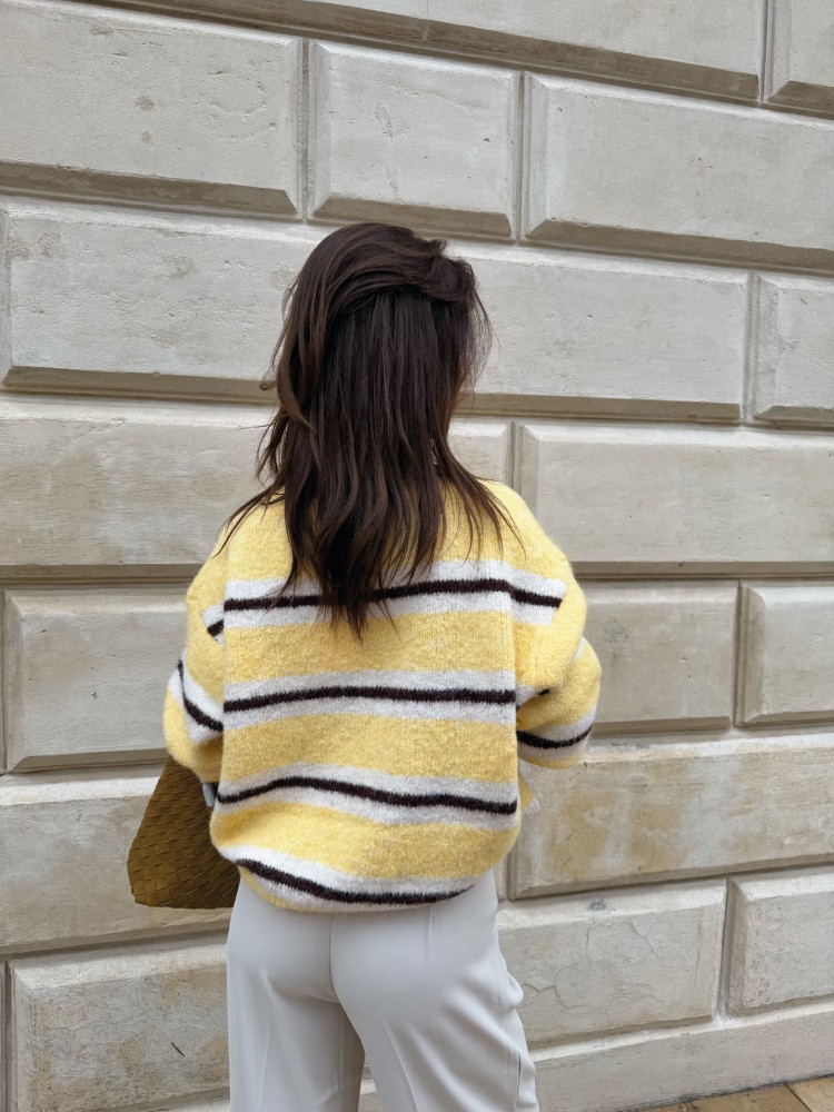 Pull cosy rayé - French Retailers