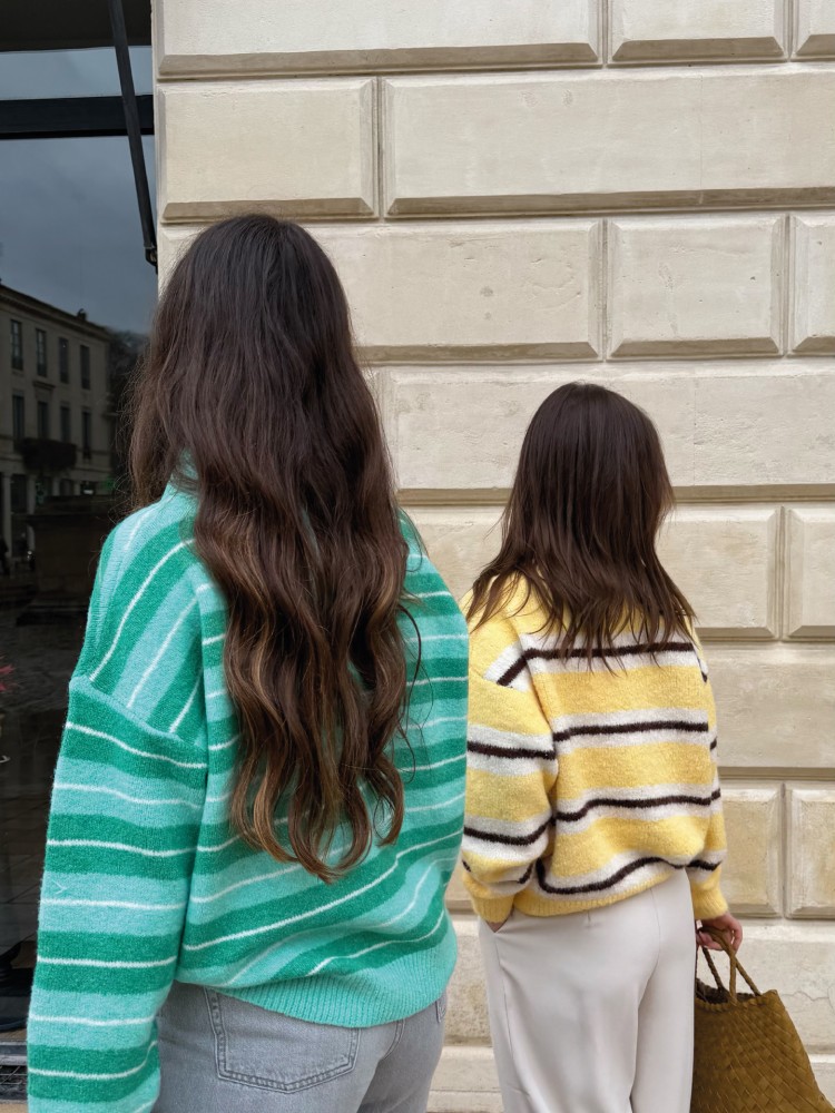Pull cosy rayé - French Retailers