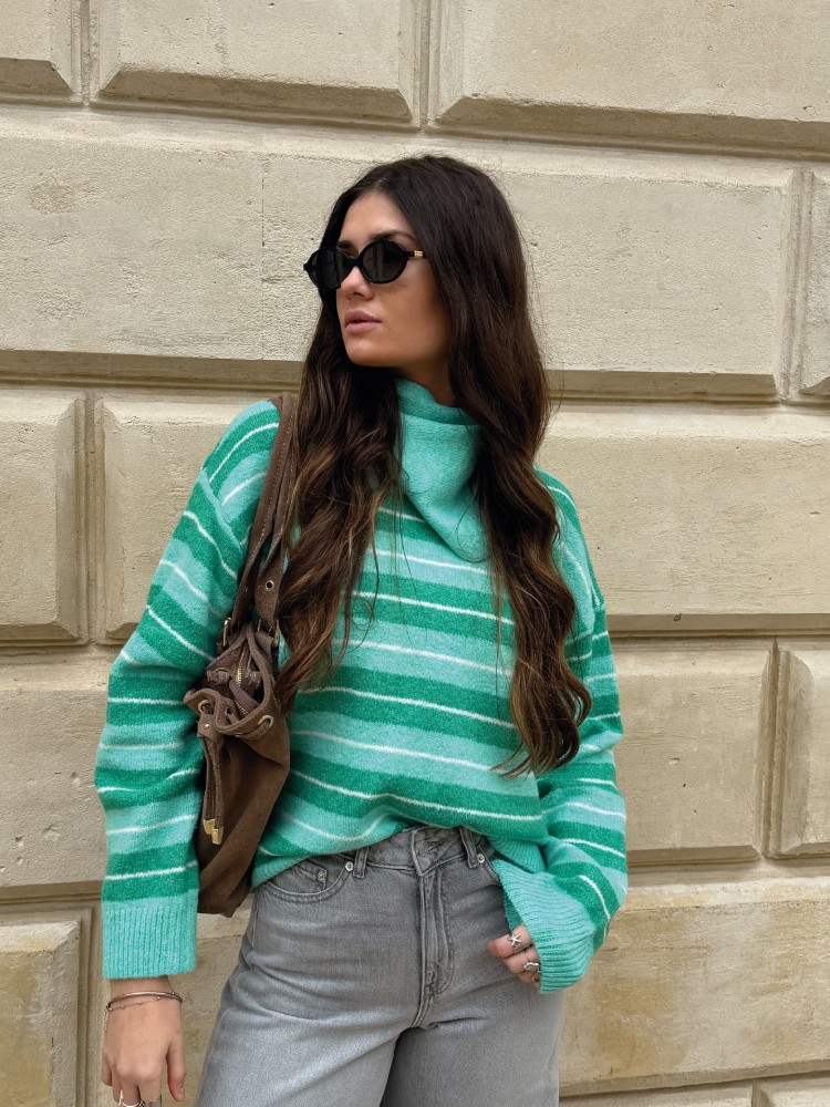 Pull cosy rayé - French Retailers