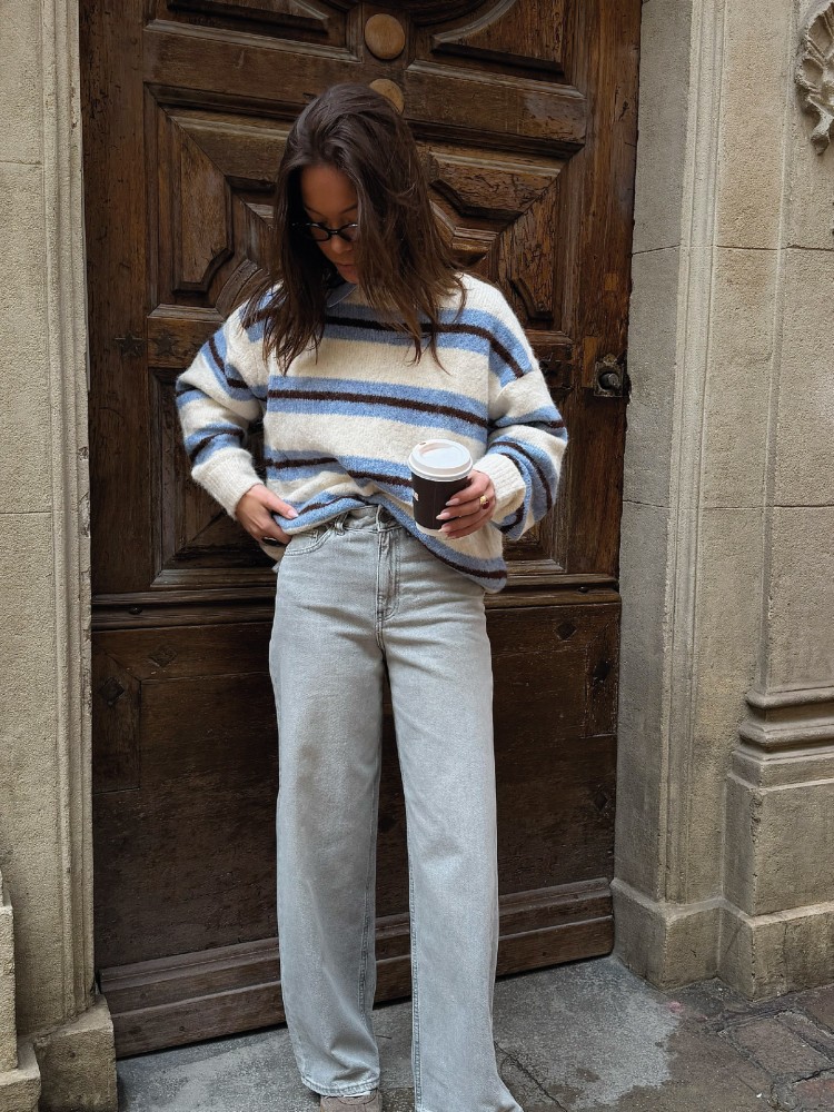 Pull cosy rayé - French Retailers