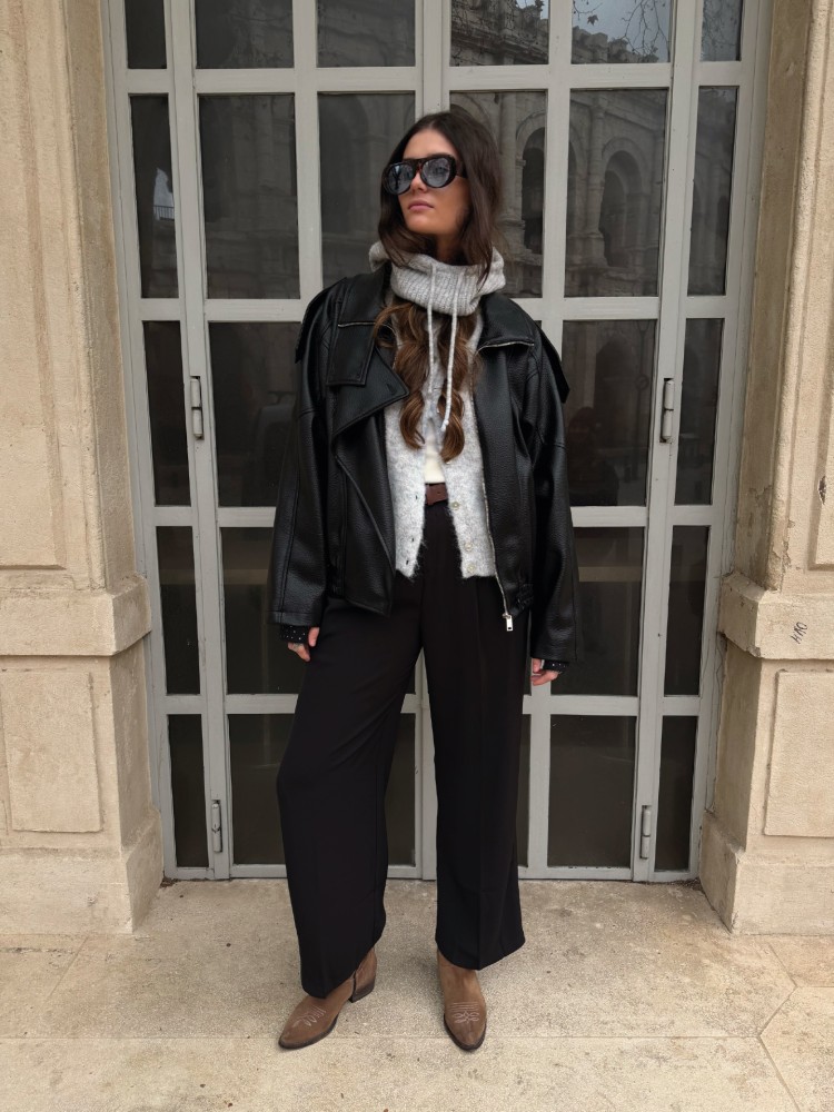 Pantalon à pinces ceinturé - French Retailers