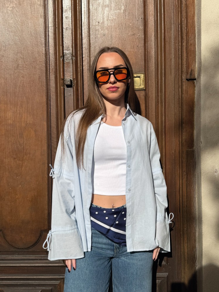 Chemise bleue pour femme - French Retailers