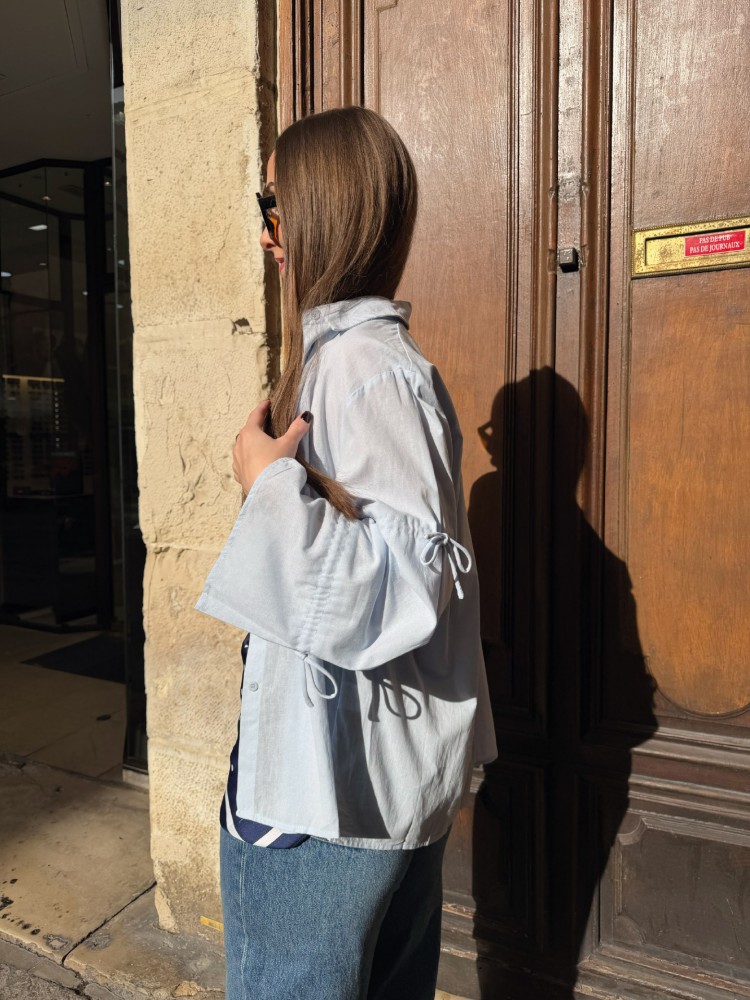 Chemise bleue pour femme - French Retailers