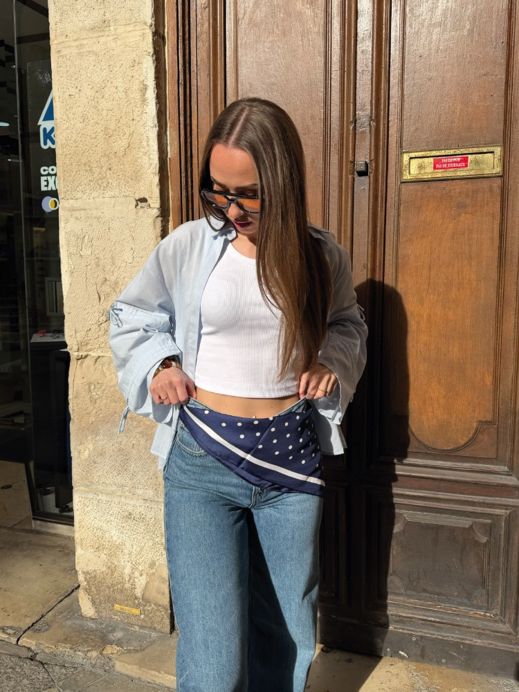 Chemise bleue pour femme - French Retailers