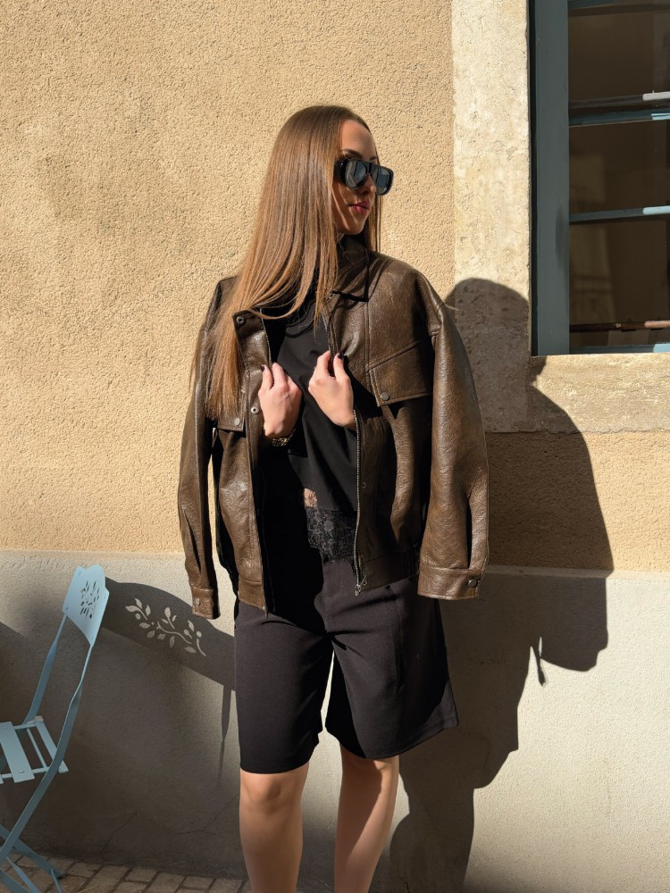 Bermuda noir pour femme - French Retailers