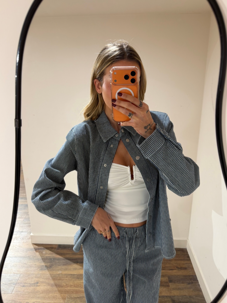 Chemise à rayures pour femmes - French Retailers