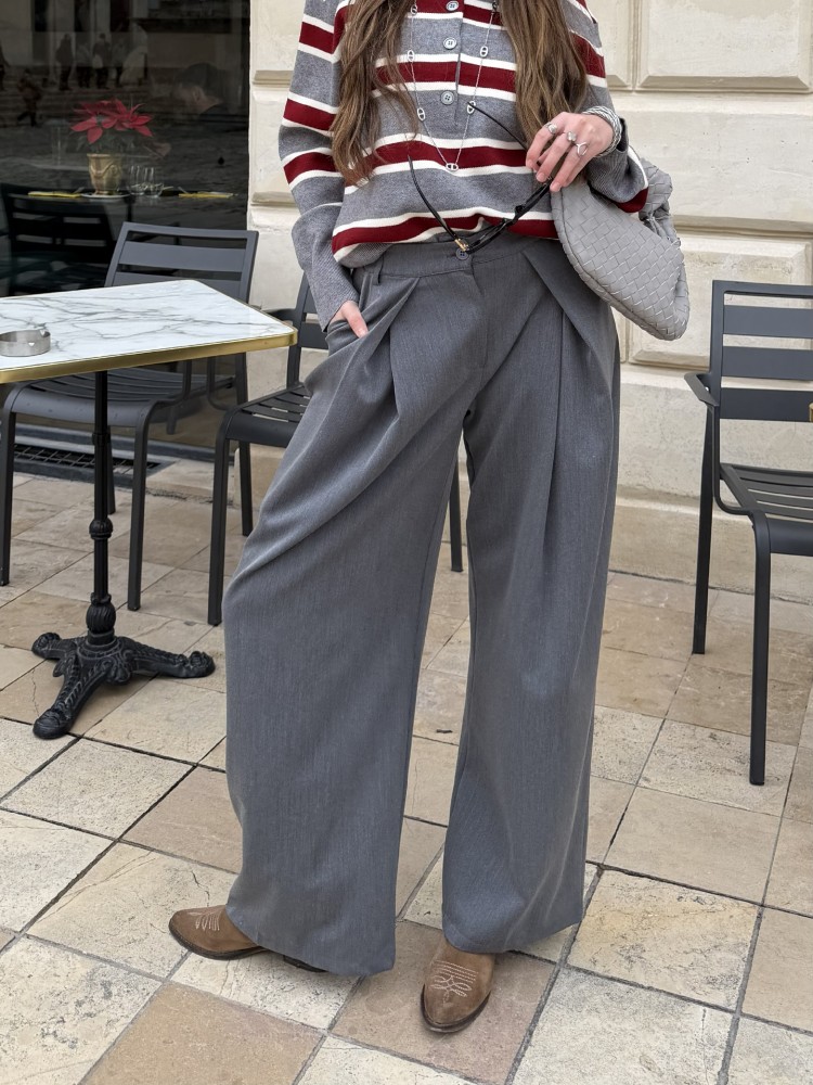 Pantalon ballon gris - French Retailers