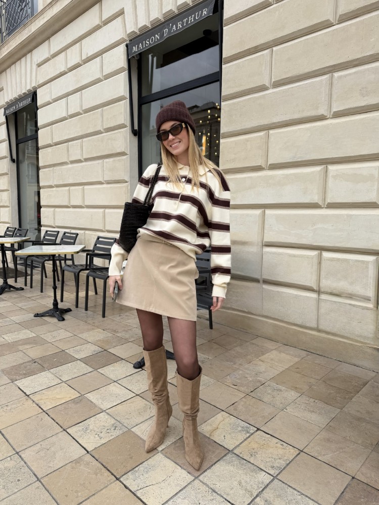 Polo à rayures - French retailers