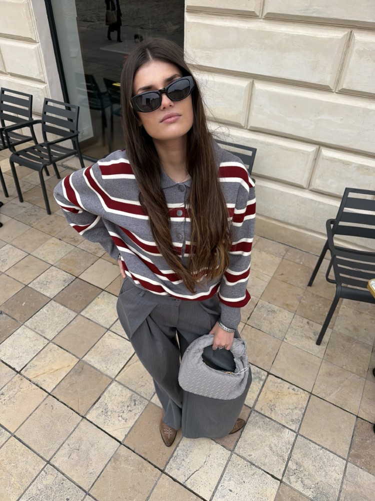 Polo à rayures - French retailers