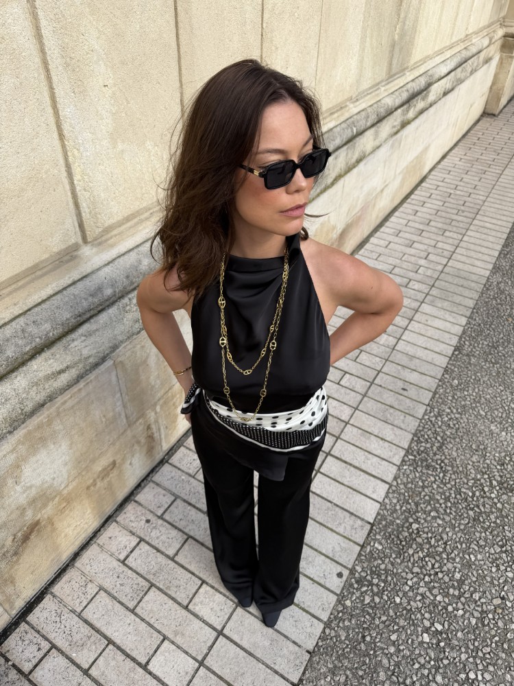 Top dos nu en satin - French Retailers - Nimes & Avignon