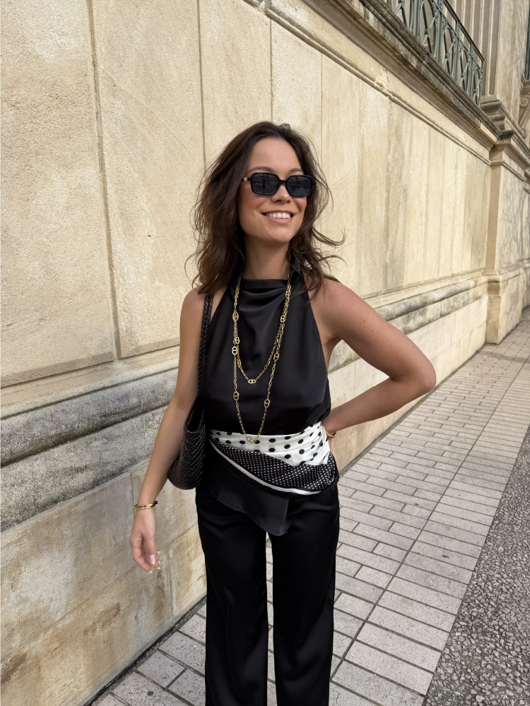 Top dos nu en satin - French Retailers - Nimes & Avignon