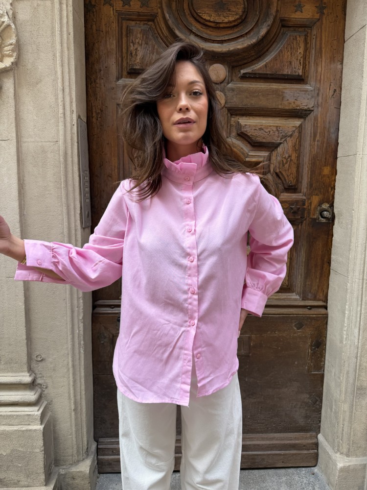 Chemisier rose à col - French Retailers