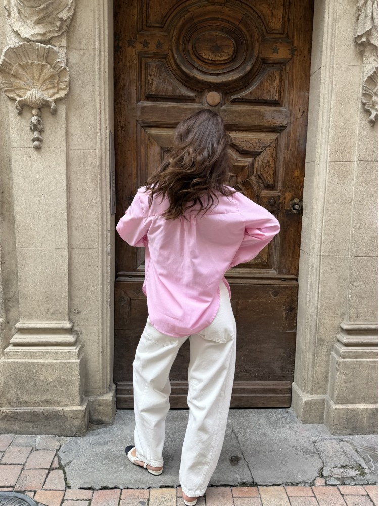 Chemisier rose à col - French Retailers