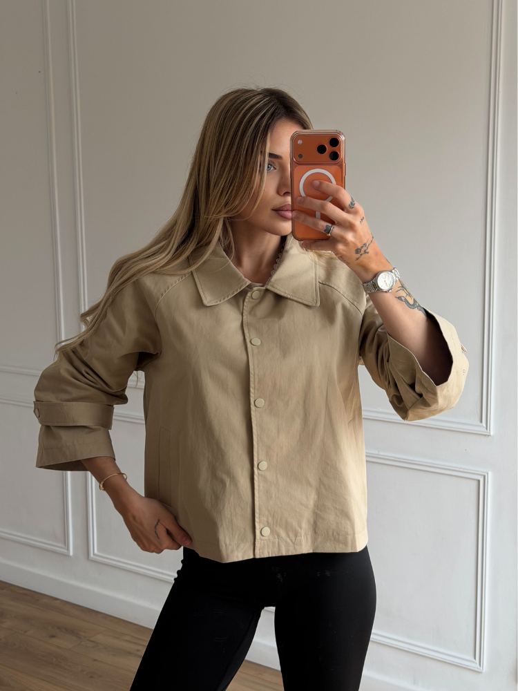 Veste courte beige - Trench - French retailers