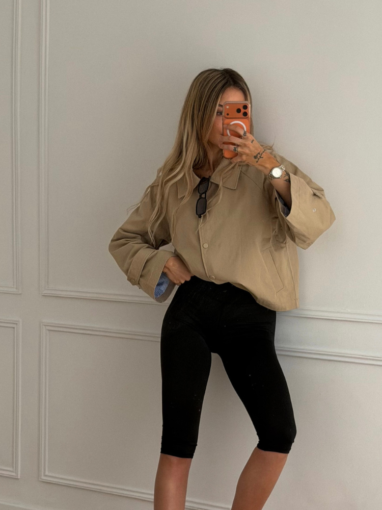 Veste courte beige - Trench - French retailers