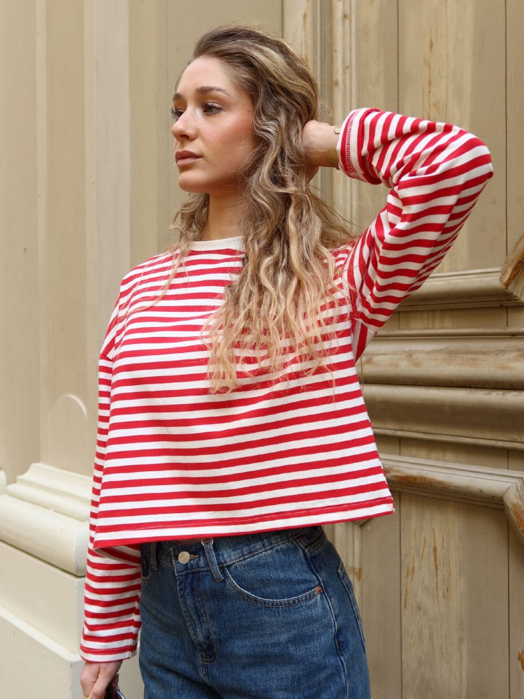 Top manches longues à rayures - French retailers