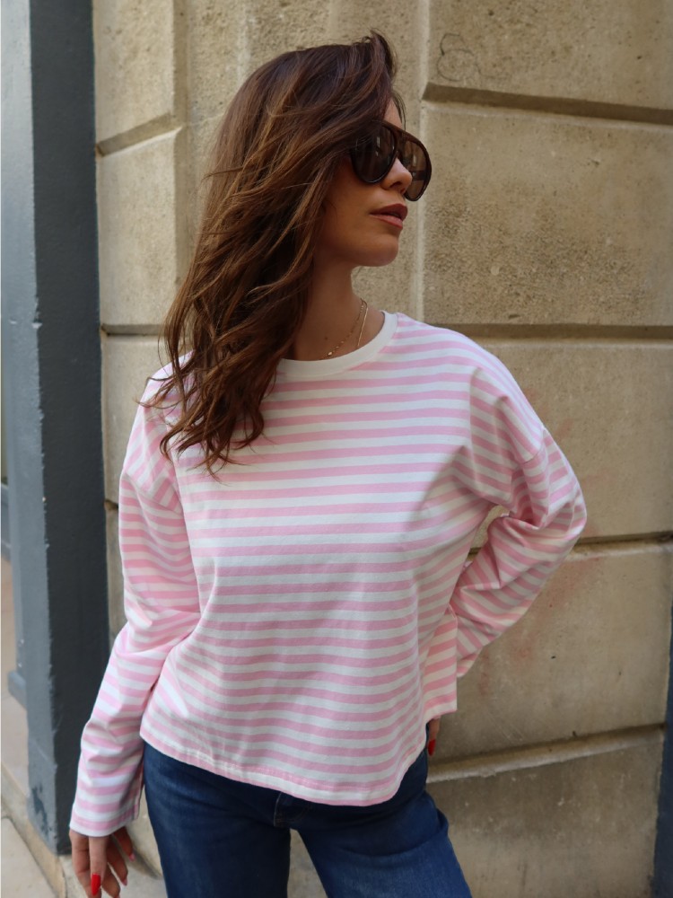 Top à rayures manches longues - French Retailers