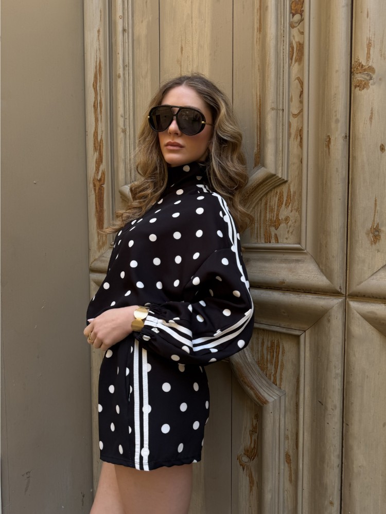 Ensemble Gilet et Short à pois - French retailers