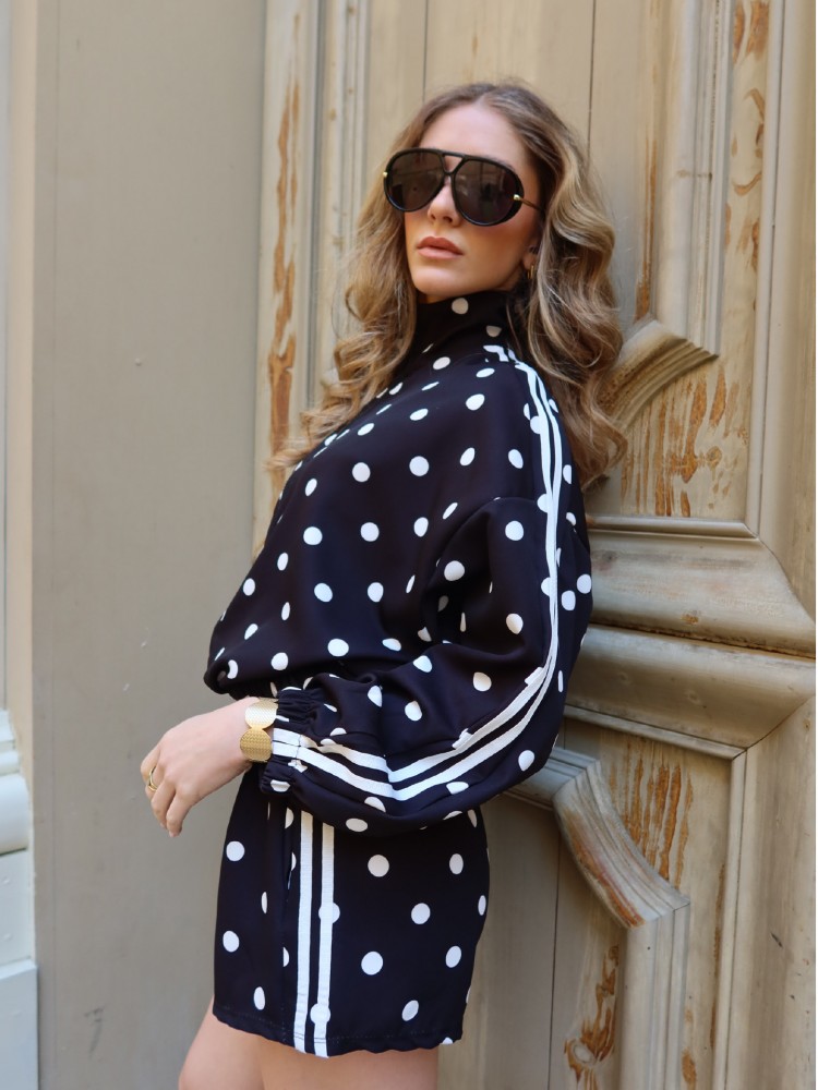 Ensemble Gilet et Short à pois - French retailers