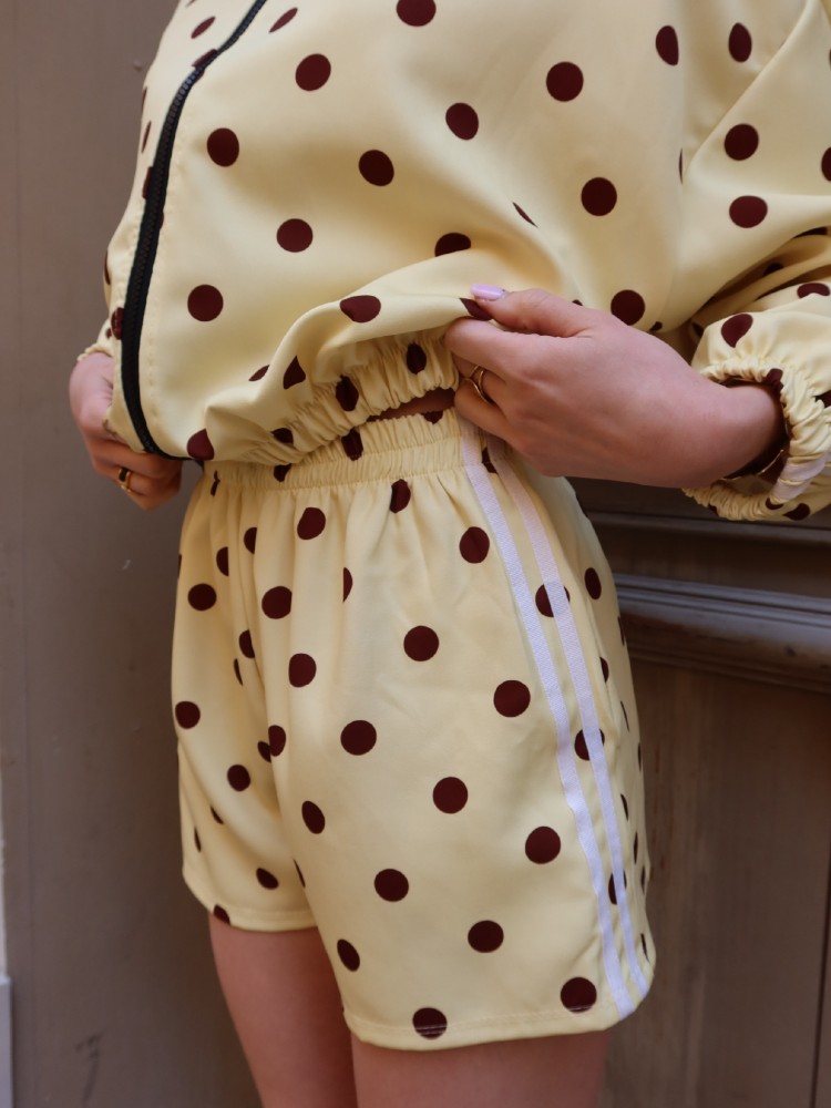 Ensemble Gilet et Short à pois - French retailers