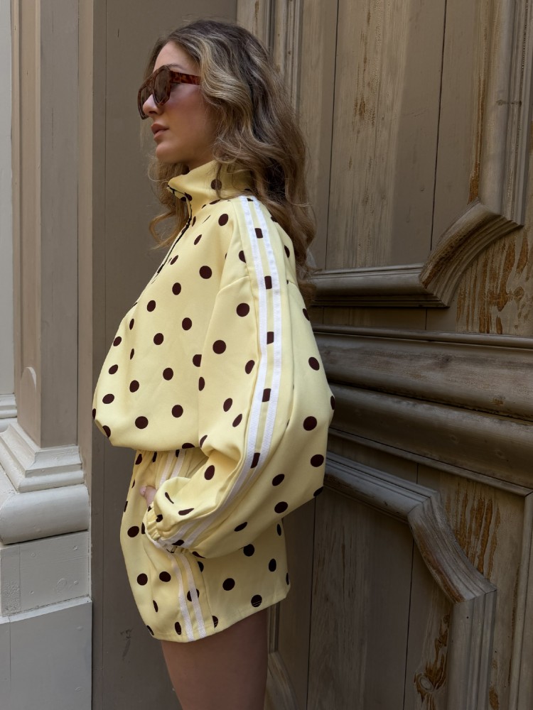 Ensemble Gilet et Short à pois - French retailers