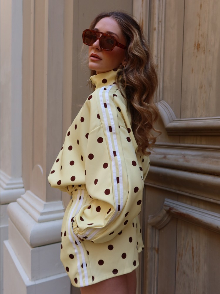 Ensemble Gilet et Short à pois - French retailers