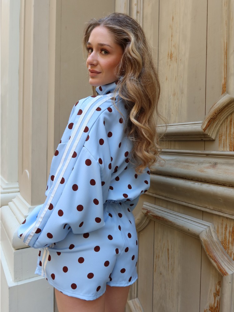 Ensemble Gilet et Short à pois - French retailers