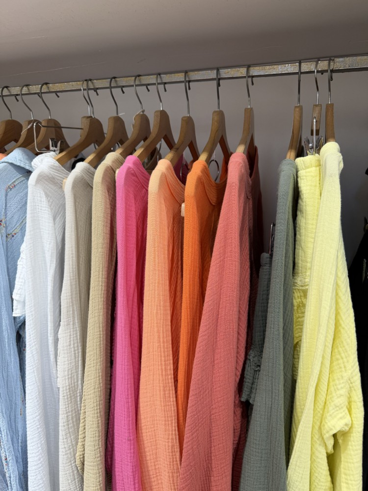 Chemiser et jupe short en gaze de coton - French retailers