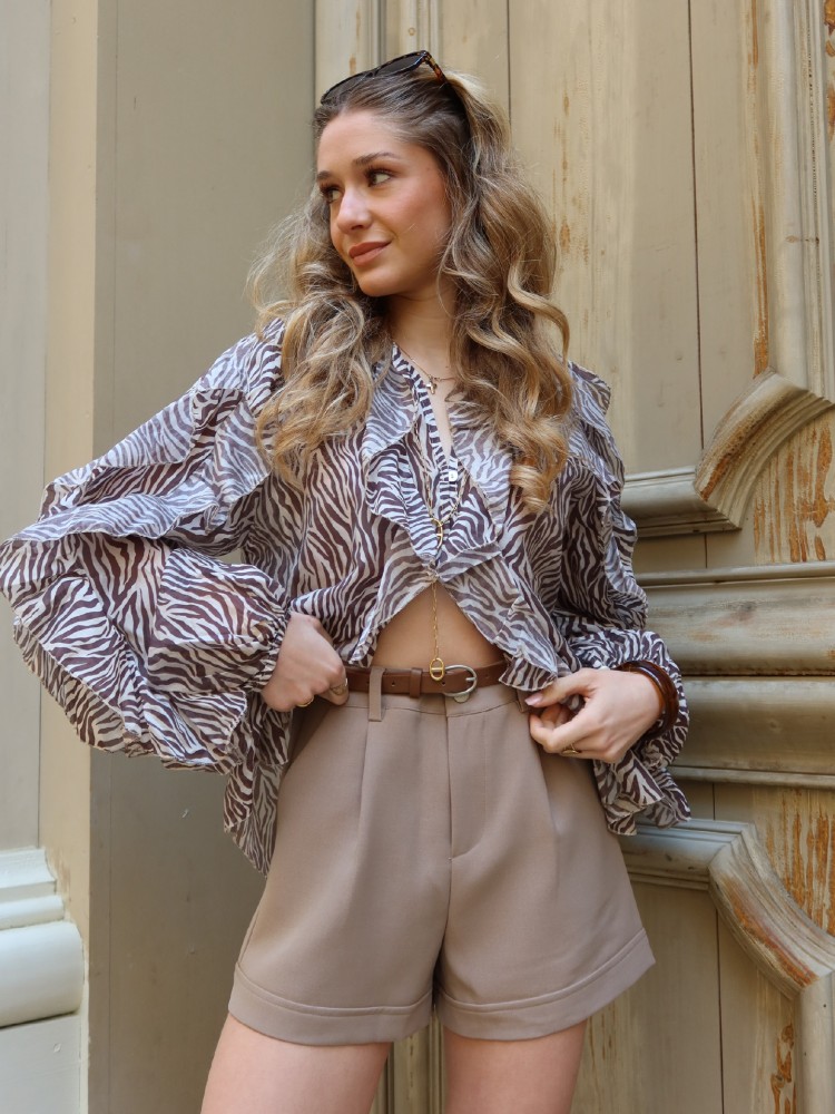 Blouse pour femme motif zèbre - French retailers