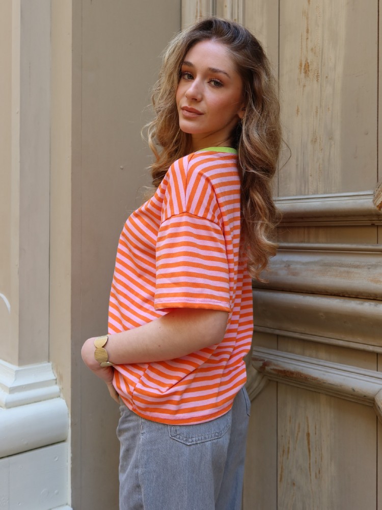T-shirt à rayures pour femmes - French Retailers