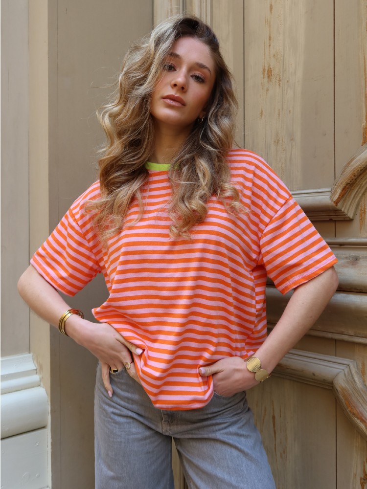 T-shirt à rayures pour femmes - French Retailers