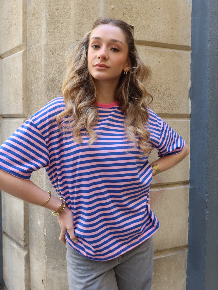 T-shirt à rayures pour femmes - French Retailers
