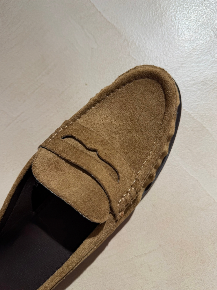 Mules camel effet Suède pour femme - French retailers