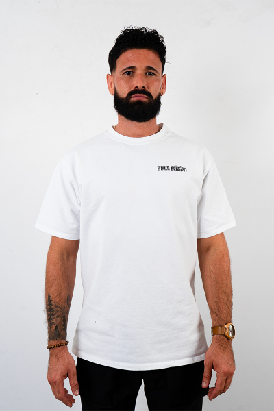 Tee shirt oversize french retailers blanc