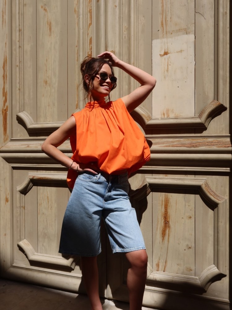 Blouse dos nu sans manches - French retailers