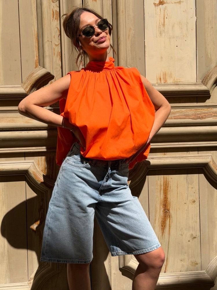 Blouse dos nu sans manches - French retailers