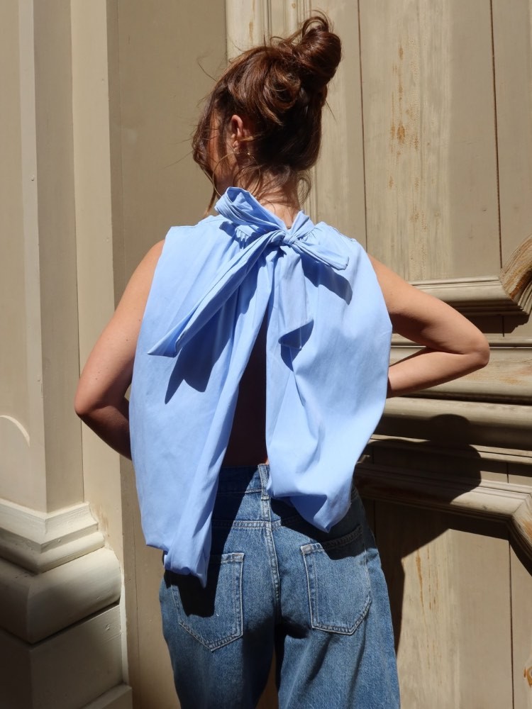 Blouse dos nu sans manches - French retailers