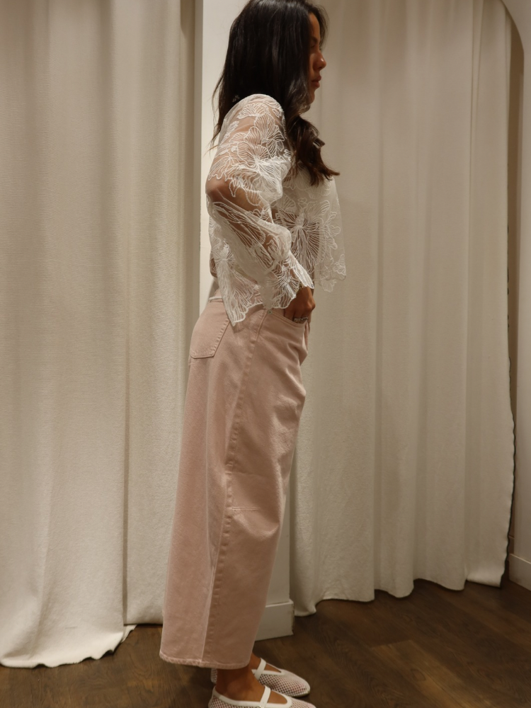 Pantalon barrel rose - French retailers | Nimes & Avignon