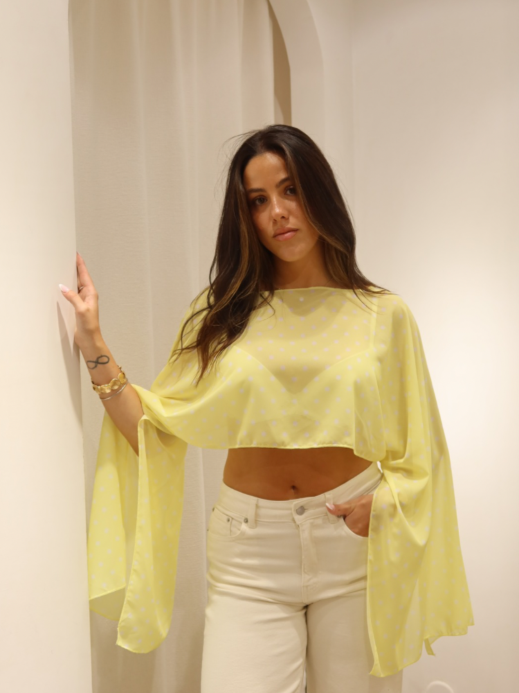 Cape en mesh à pois - French retailers | Nîmes et Avignon