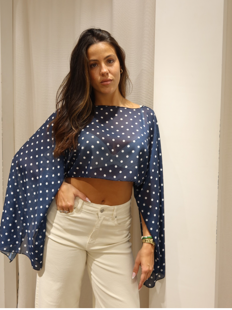 Cape en mesh à pois - French retailers | Nîmes et Avignon