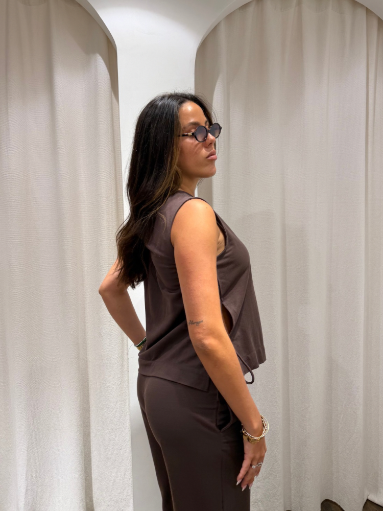 Top fluide marron - French retailers | Nîmes & Avignon