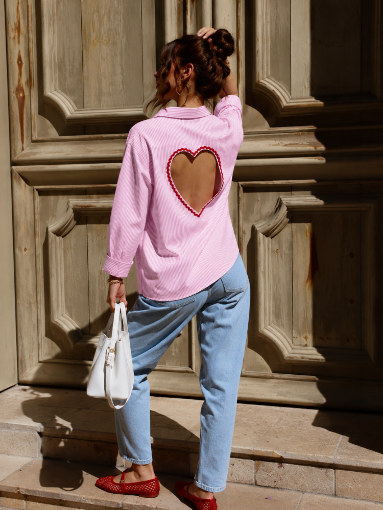 Chemise cœur dos nu - Sun vibes