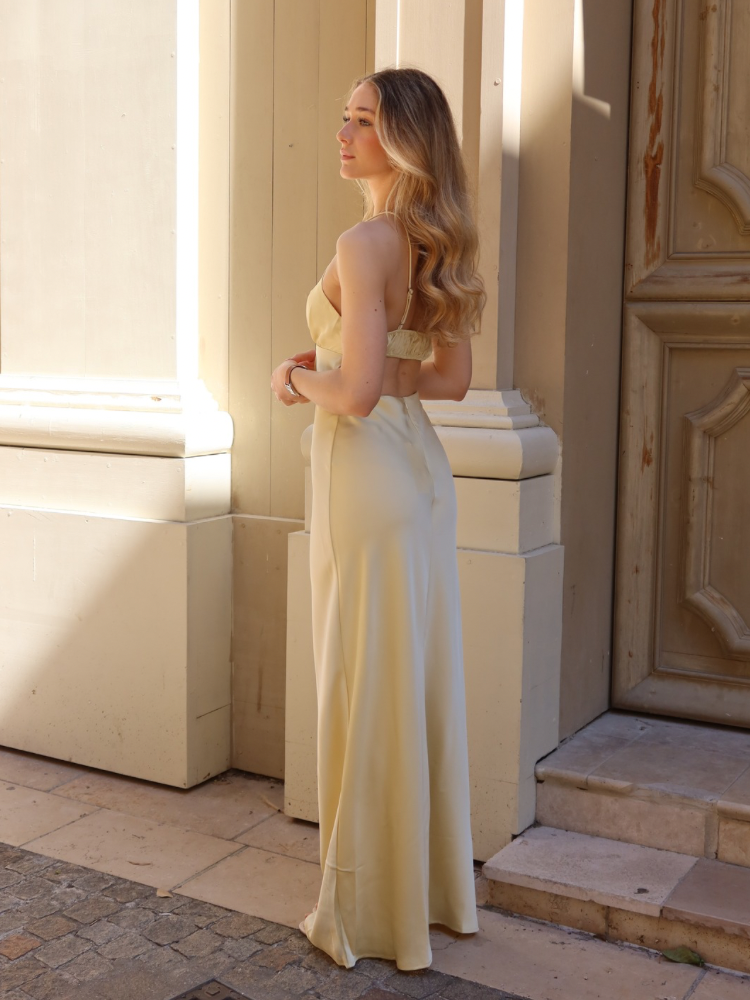 Robe jaune pastel - French retailers