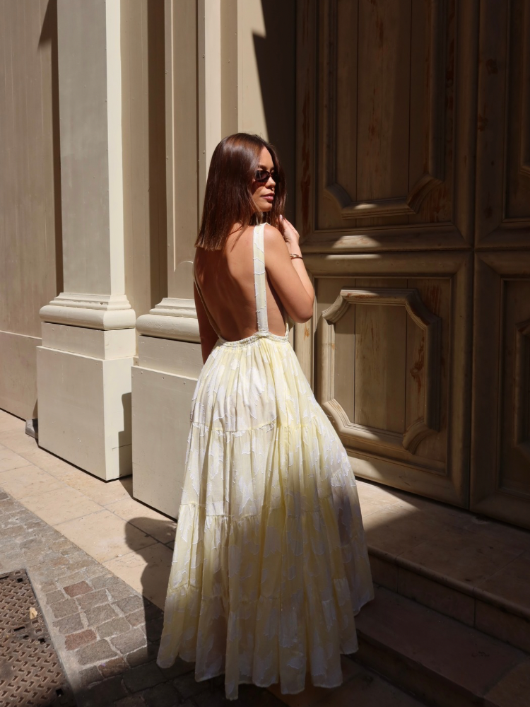Robe longue Plume - Sunny