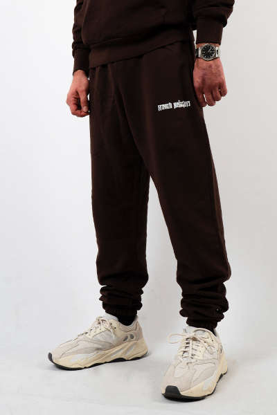 pantalon jogging brown mixte confort